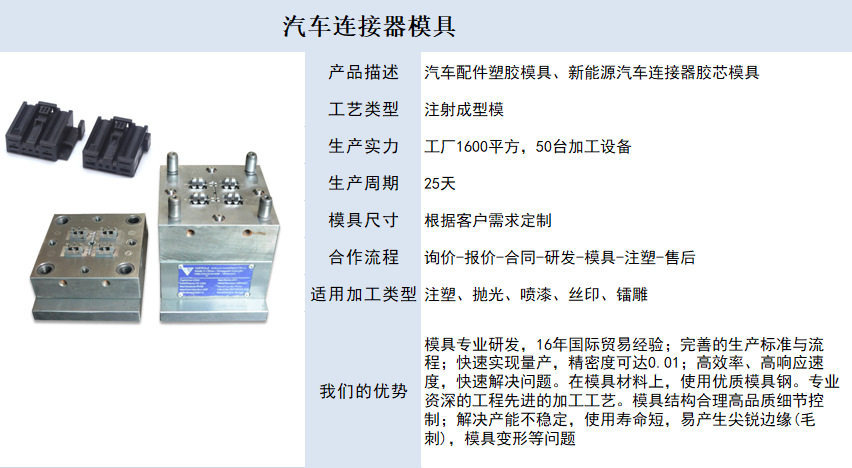 汽車連接器模具