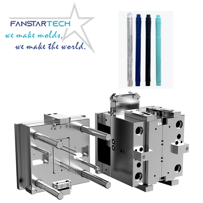 圓珠筆筆筒模具 多腔筆模具 開模注塑 定制加工模具廠家